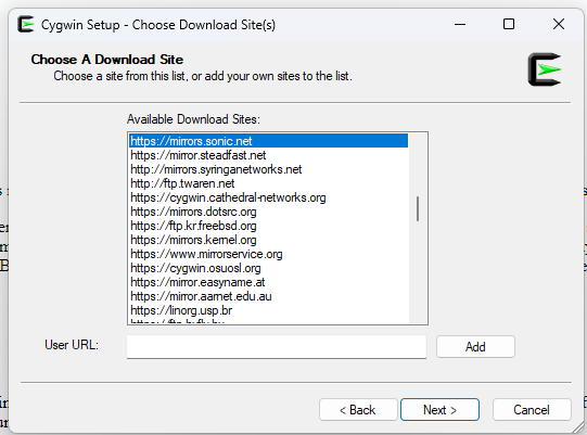 Choose A Download Site